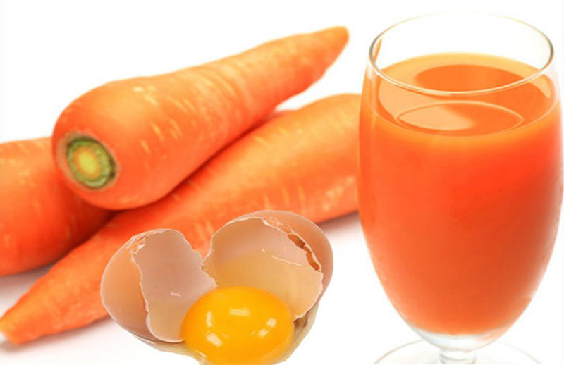 Trứng gà và cà rốt cung cấp năng lượng cho phái mạnh